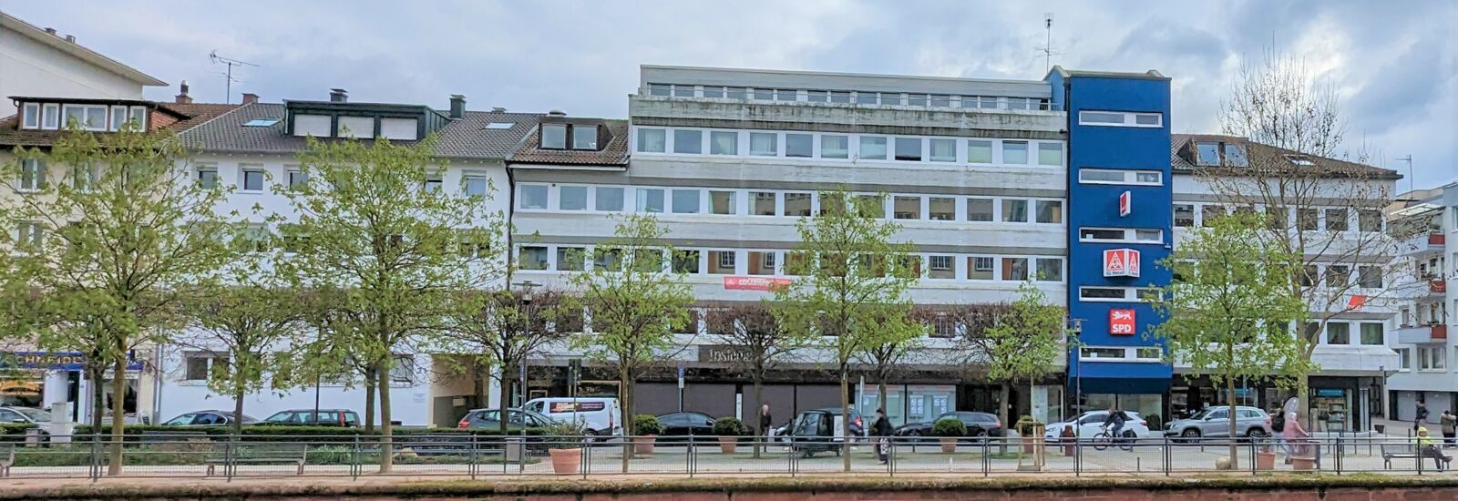 Außenansicht des Gebäudes des Integrationsfachdienstes in der Jörg-Ratgeb-Straße 3