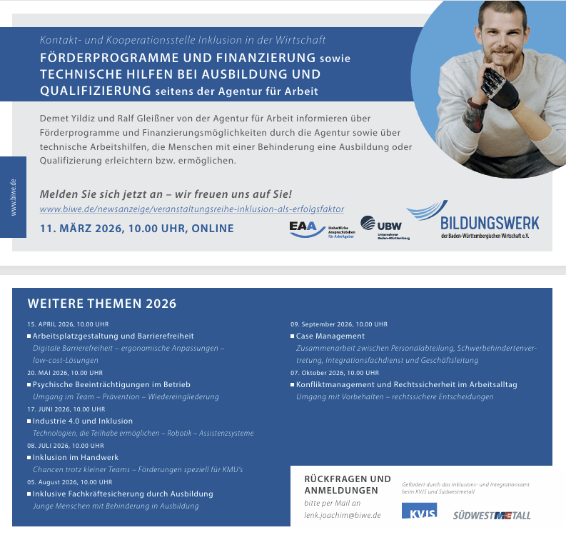 Flyer Förderprogramme und Finanzierung